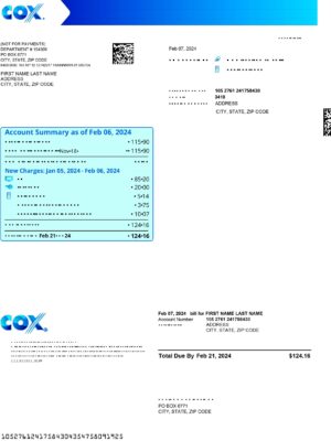 {State} Cox A4 utility template – download and edit easily