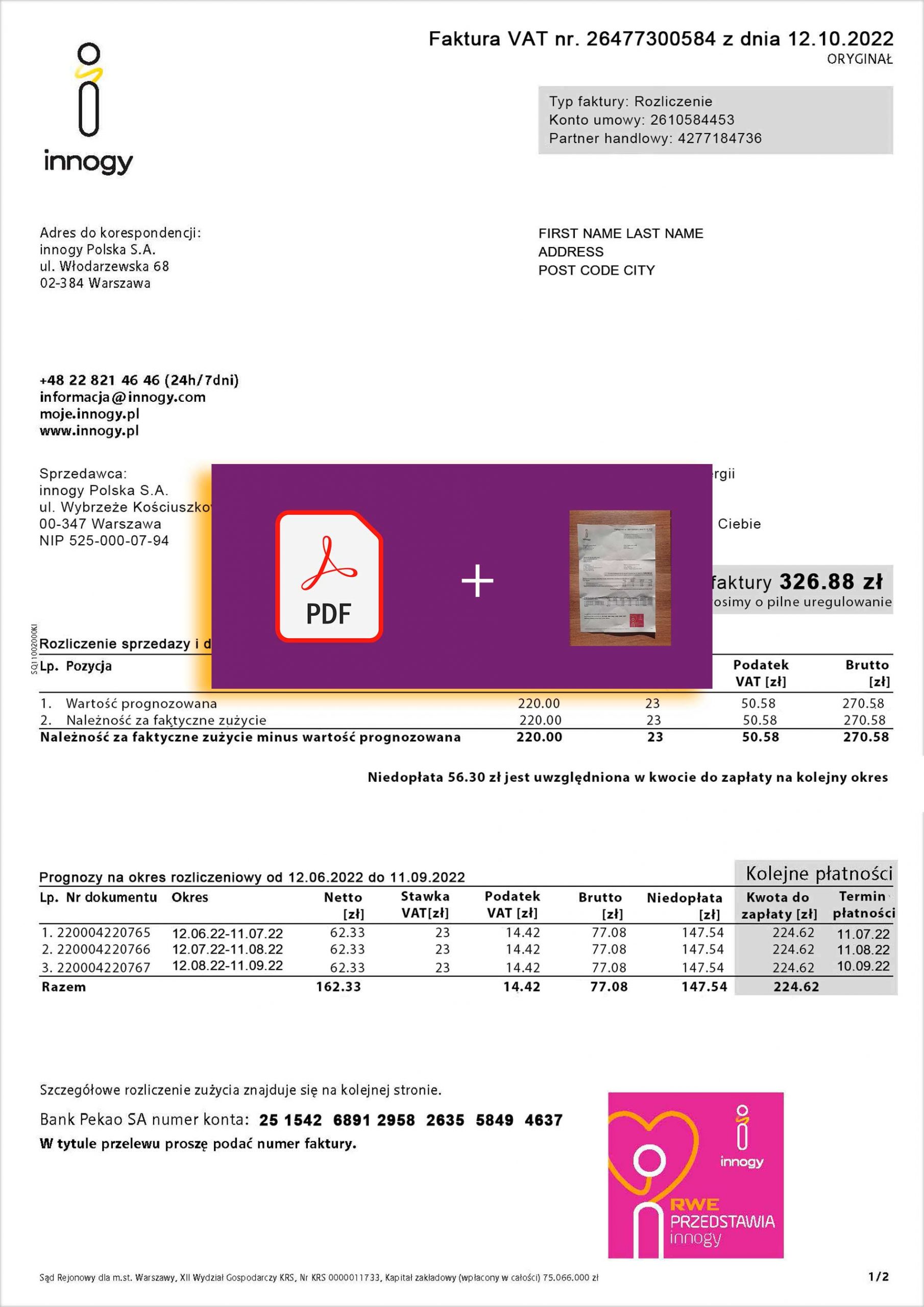 Poland utility bill
