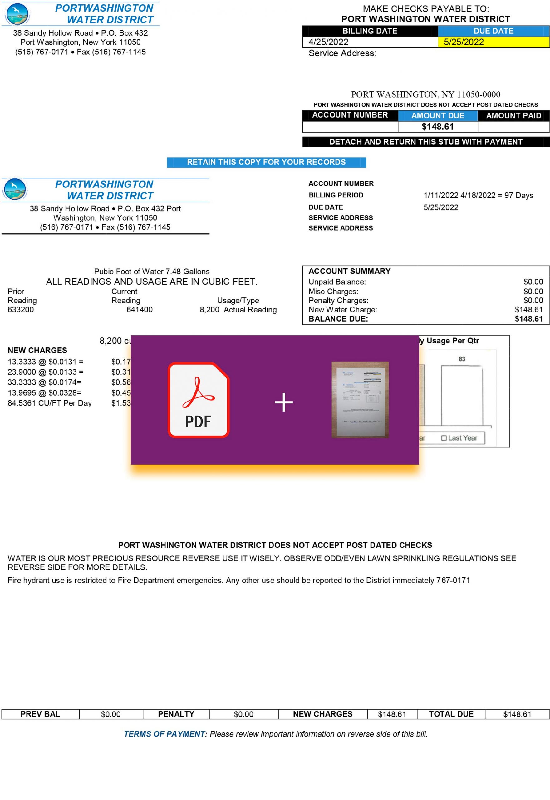 New york utility bill for proof of address