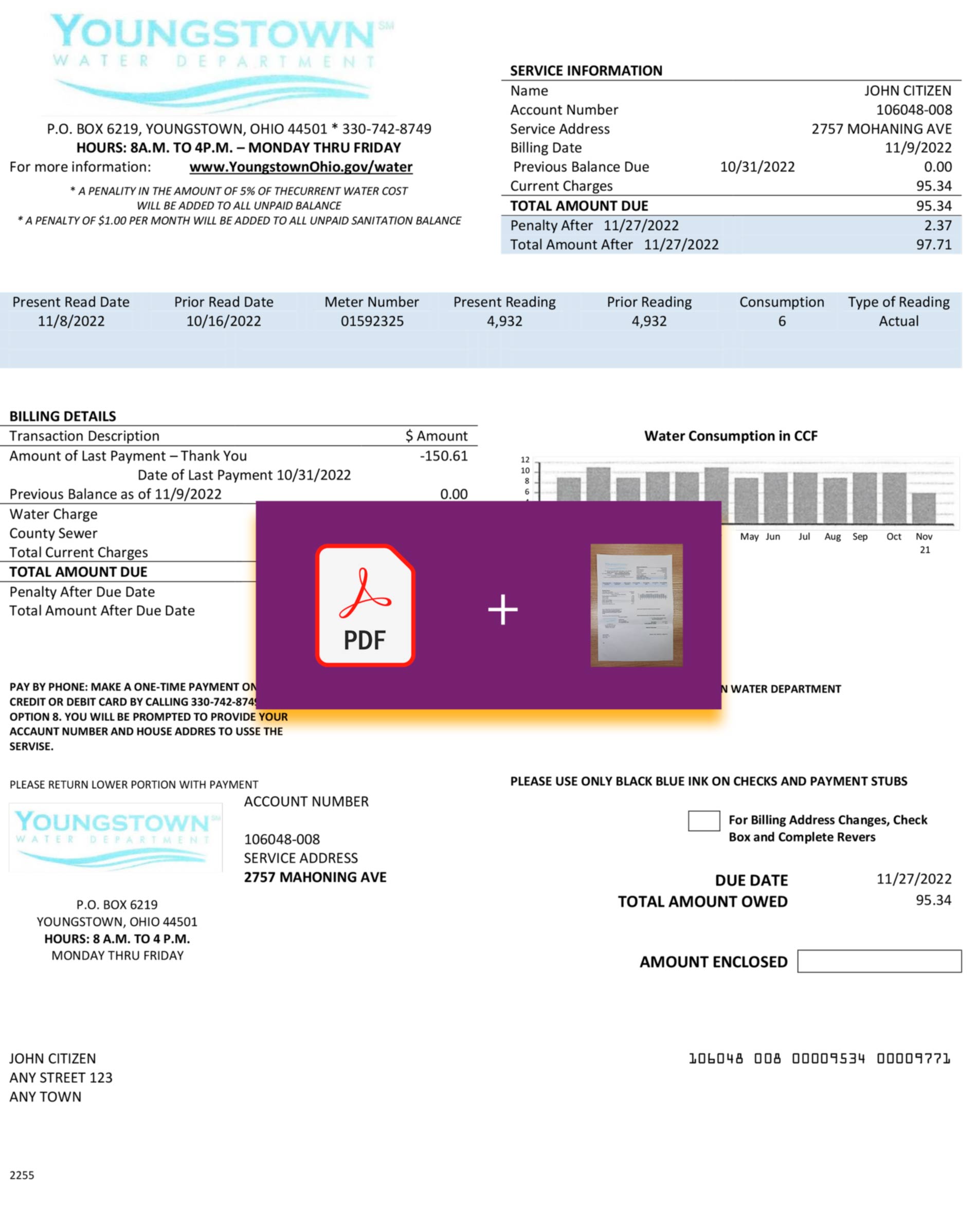 ohio utility bill