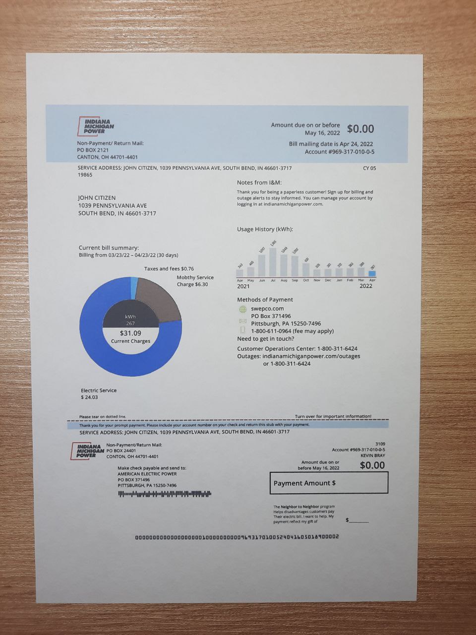 Aep Michigan electricity