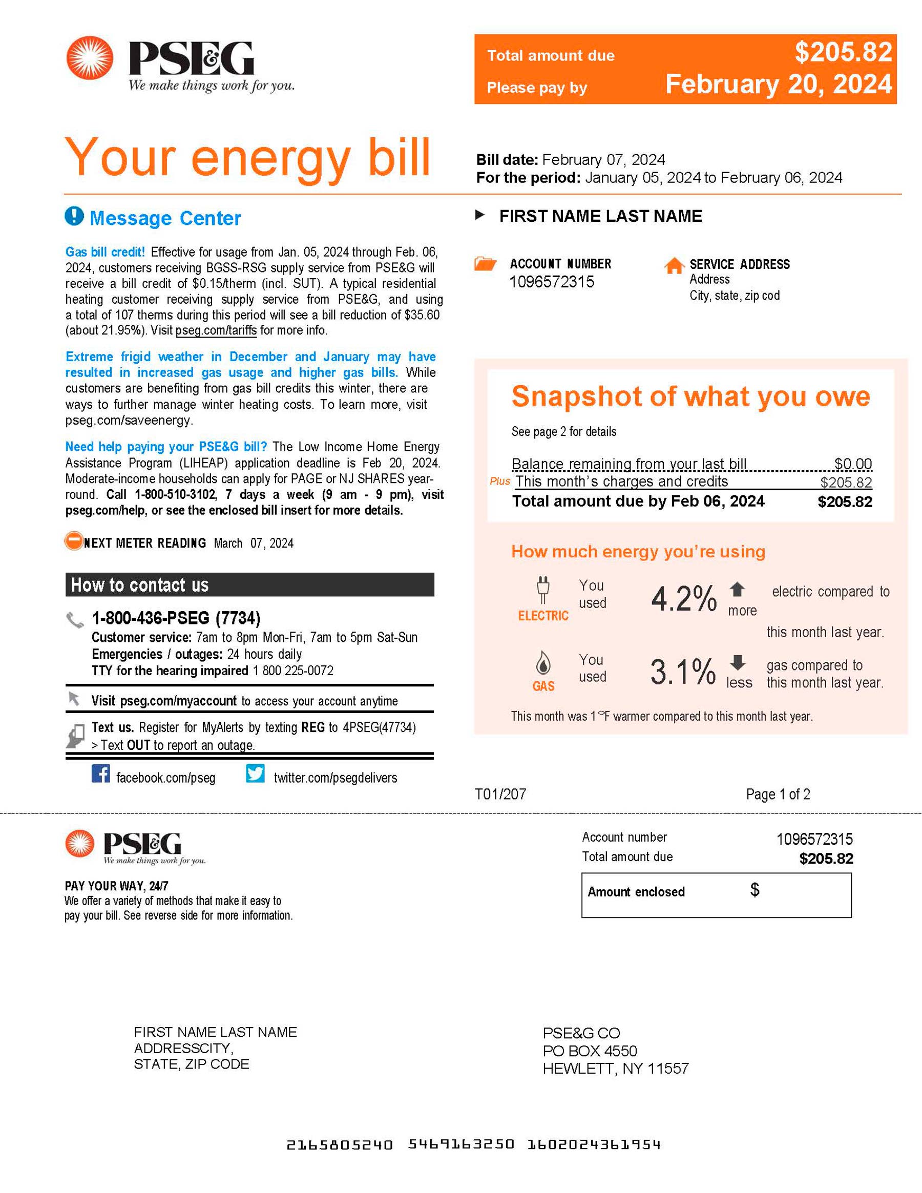 New York {Provider} utility bill from {State} – customizable PDF for address proof