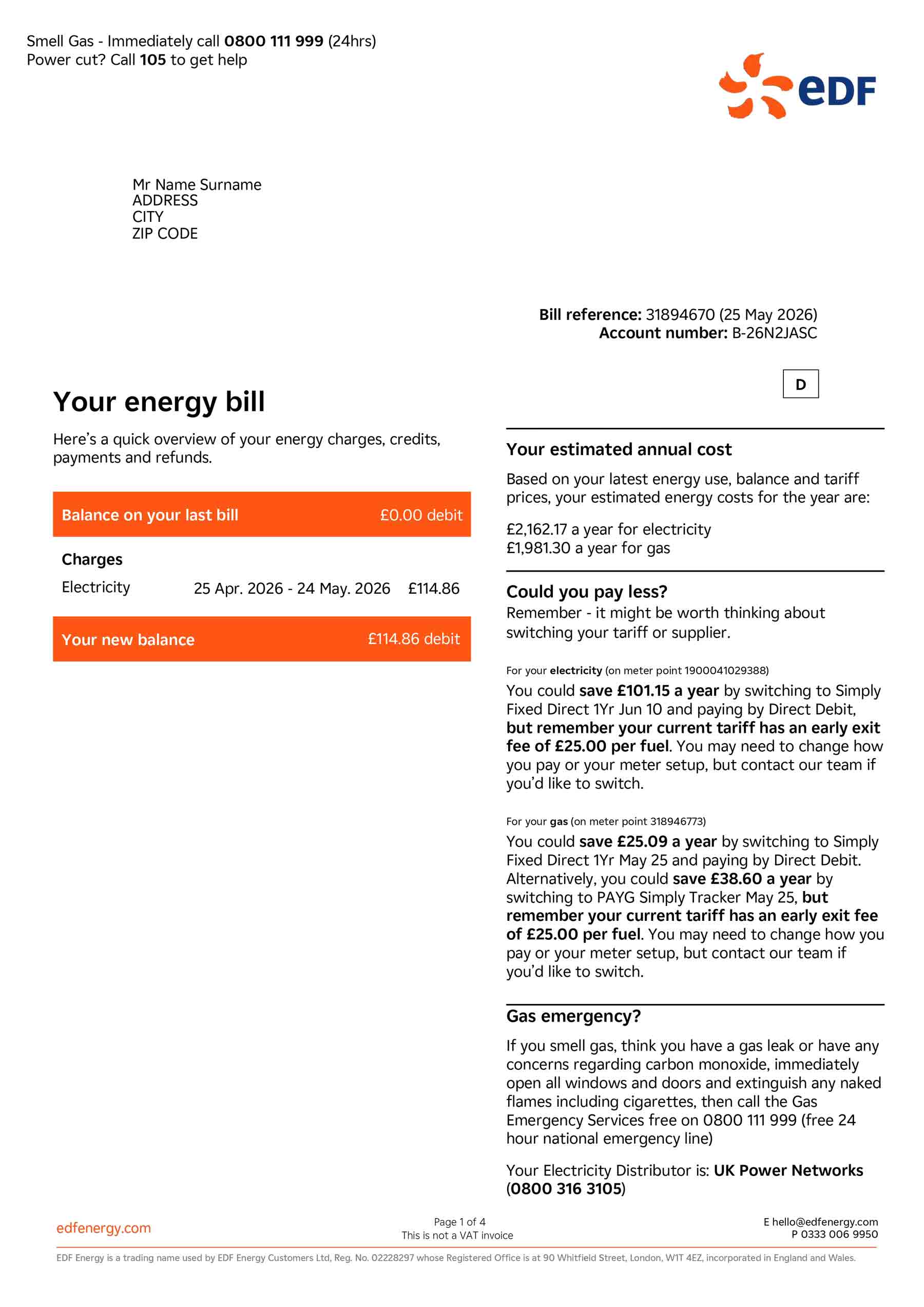 New Template UK EDF