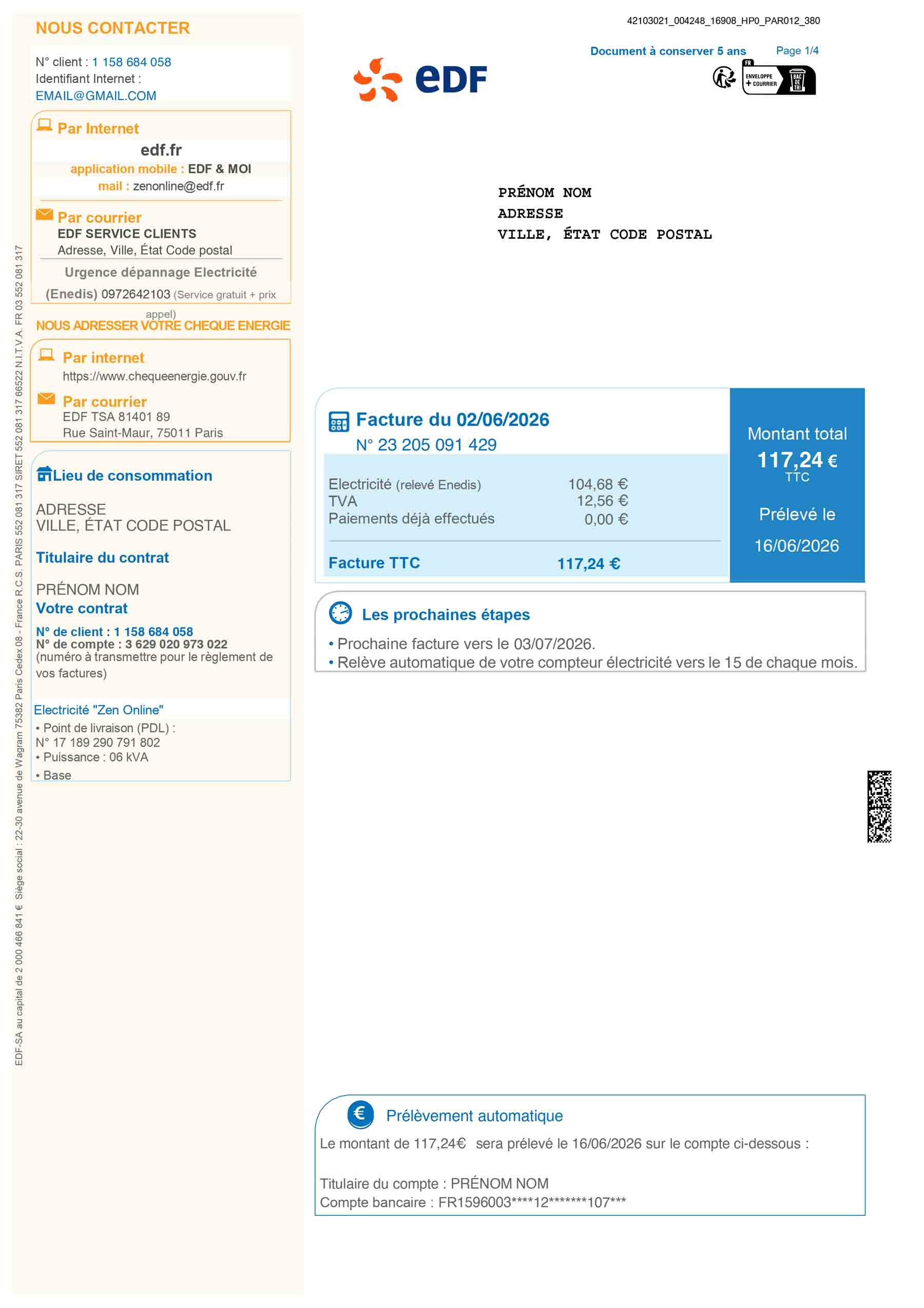 New Template France edf