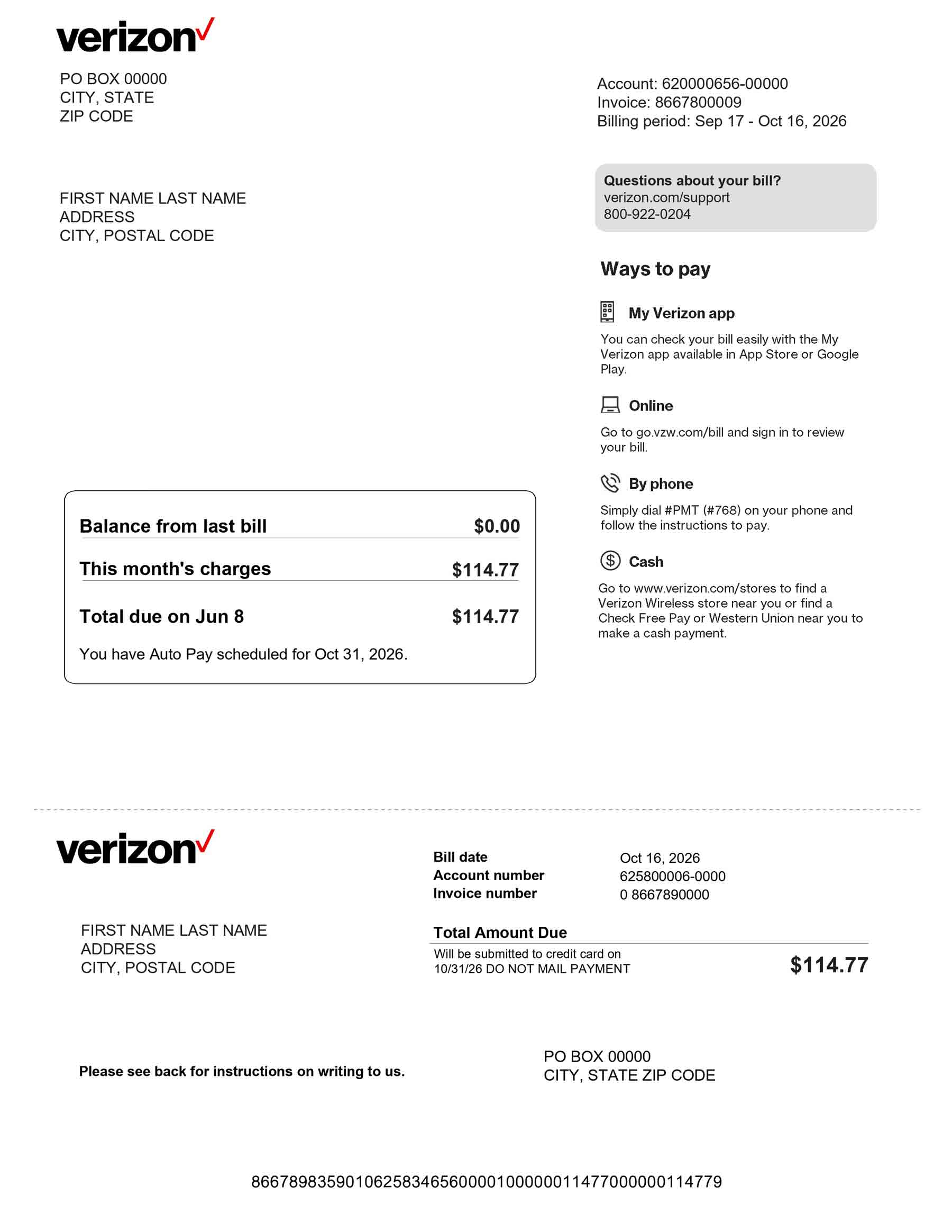 New Template US Phone Veriz